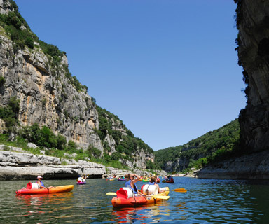 Canoë sur l'Ardèche