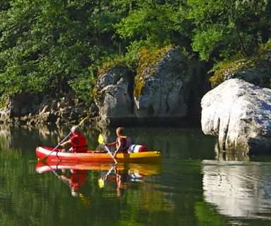 Canoë in Ardèche